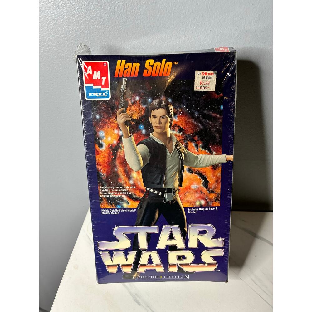 1995 AMT Ertl Han Solo Star Wars Vinyl Model Kit Sealed